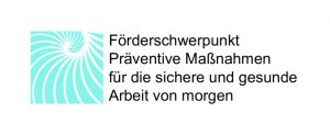 Logo Förderschwerpunkt Präventive Maßnahmen für die sichere und gesunde Arbeit von morgen
